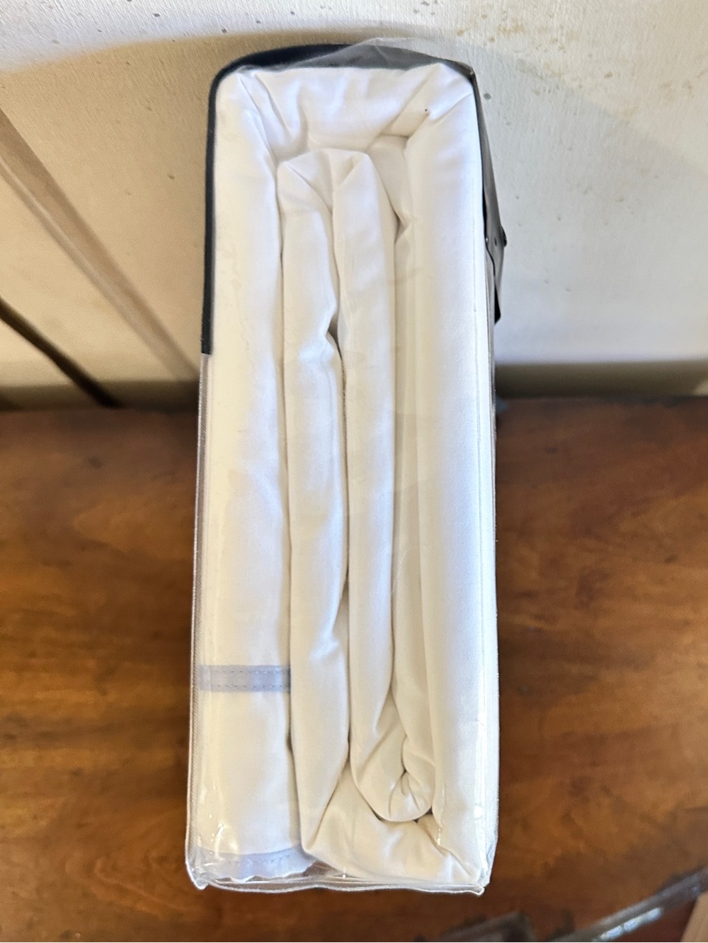 NIP Ralph Lauren Spencer King Duvet Cover White w Light Cornflower Blue Trim - Picture 6 of 11